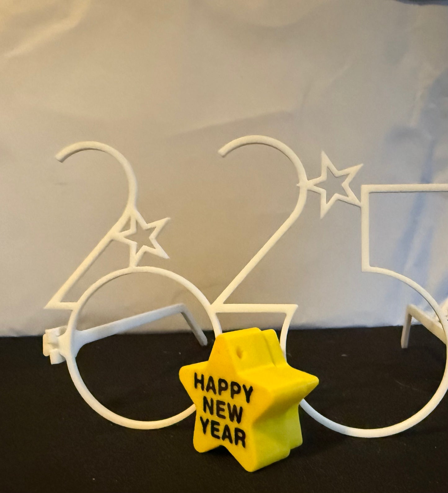 Happy New Year! Fidget Clicker for Stress Relief With 2025 Glasses